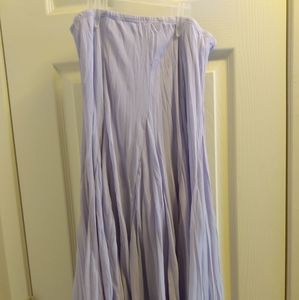 Purple polyester medium skirt lady's wear